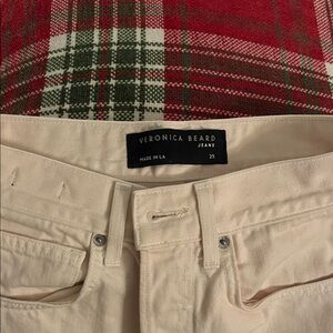Veronica Beard Cream Colored Jeans -Size 25